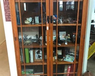 Bookcase with drawer.