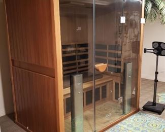 Jacuzzi 3 person infrared sauna, modular, can be taken apart
