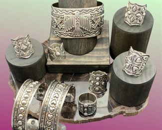 New Native American sterling silver jewelry by Sunshine Reeves, all 50% off