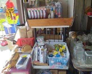 Tooth brushes, paste & floss