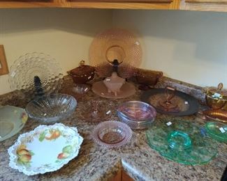 Miscellaneous glass pieces