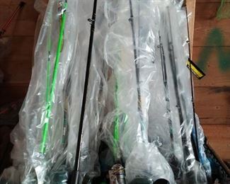 Over 100 new fishing poles to choose from
