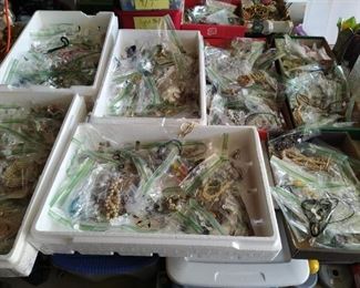 Hundreds of necklaces and bracelets to select from, only a $1.00 each.