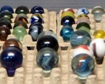 Vintage Marble Assortment, Includes Various Sizes, Cats Eye, Hand Blown And More, Approx Qty 95
