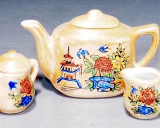 Miniature Tea Set Collection, Various Sets, Includes Teapots, Cups And Saucers, Sugar Bowls, Creamers, Serving Bowls, And More
