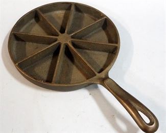 Wagner's 1891 Original Cast Iron Corn Bread Skillet And Cast Iron Muffin Pan
