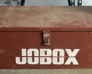 Jobox Heavy Duty Chest, Model 650990, 30 x 16 x 12, And Lidded Tote
