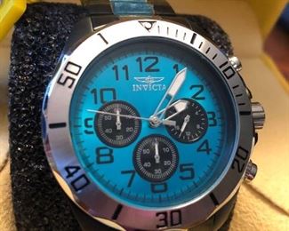 INVICTA New TealSteelSilver Pro Diver Series Watch