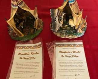 Hamilton Collection The Sacred Village Collection Hunters Realm  Chieftains World