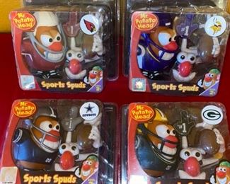 4 NFL Mr Potato Head Collectable Sports Spuds