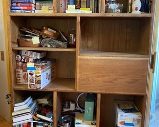 Wooden BookshelfDesk