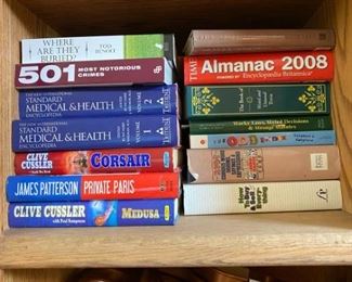 Various Hard and Soft Covered Books