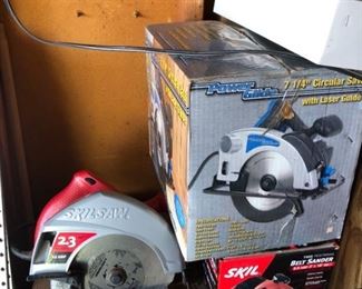 Skil Saw, Belt Sander, Circular Saw