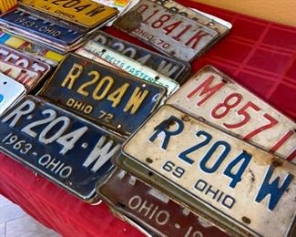 License Plates, Classic Car Calendars, Clock, Muscle Car Book, 80 Yr Disney Mickey PEZ