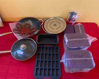 Kitchen Pans, Strainers, Storage Purple