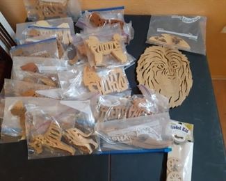 Hand Carved Wooden Decorative Animals wNames