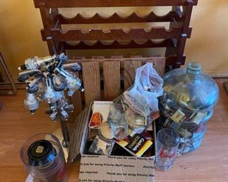 Bar Set MultiBottle Pouring Apparatus