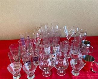 Assorted Bar Glasses