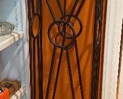 Metal Standing Clock