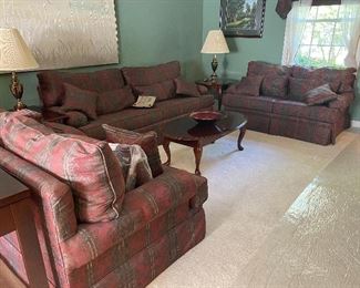 Upholstered Sofa and Love Seats (Landon Furniture)