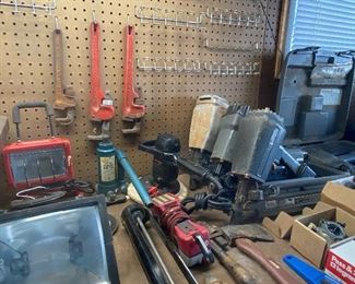 Wrenches, Axe, Tools