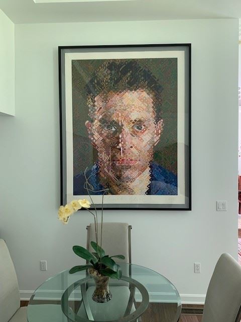 Original Chuck Close  known for is photorealism  Signed & Dated 2004 46/80