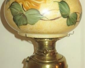 Electric Brass Hurricane Oil Lamp
