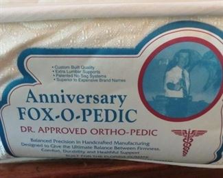 FOX-O- Pedic Full Size Mattress/Box Springs