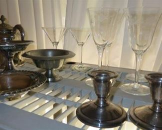 Sterling Silver Candlesticks