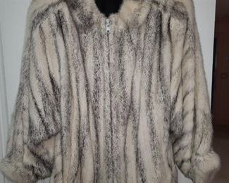 Black Cross Mink Jacket ($250)