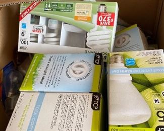 Tons of new lightbulbs