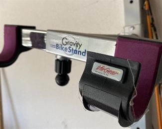 Gravity bike stand