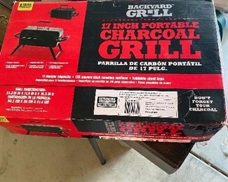 Charcoal grill new in box