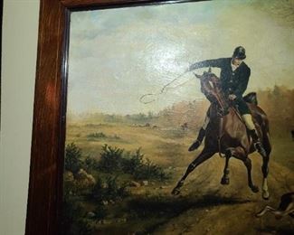 Antique Painting Signed By S. De Louesnongle