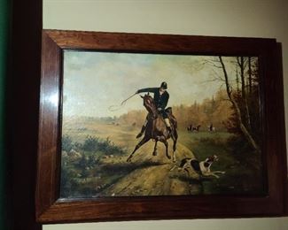 Antique Painting Signed By S. De Louesnongle