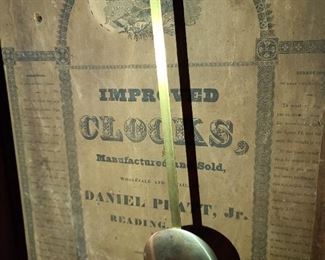 Imported Clocks Manufactured And Sold By Daniel Platt Jr.