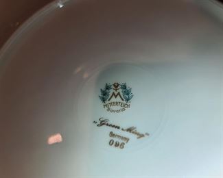 Mitterteich "Green Ming" Bavaria China Set