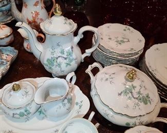 Mitterteich "Green Ming" Bavaria China Set