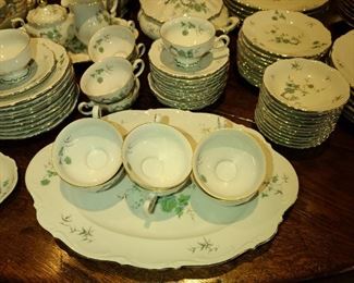 Mitterteich "Green Ming" Bavaria China Set