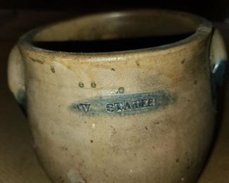"W States" Signed Pottery