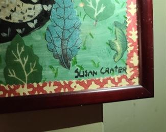 Susan Crater Signed Painting
