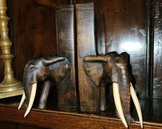 Elephant Bookends