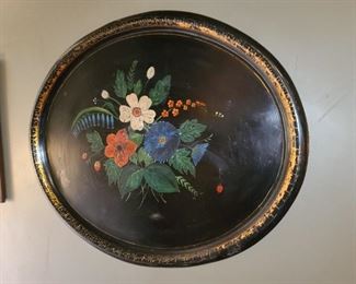 Wall Mounted Tin Serving Tray