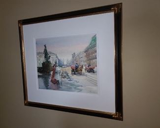 Signed Christmas/Winter Print