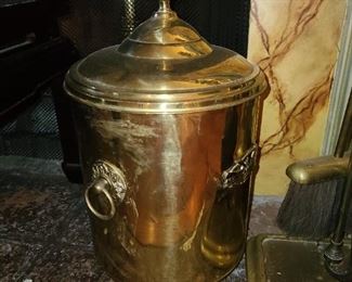 Antique Brass Canister
