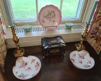 Antique China & Tea Tin