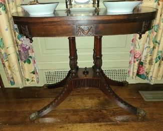 Antique Table With Carved Details