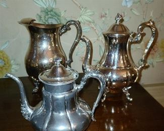 Assorted Silver Plated Serving Pieces