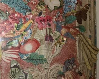 Large 3D Handmade Artwork Scene In A Shadowbox Frame