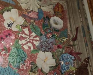 Large 3D Handmade Artwork Scene In A Shadowbox Frame